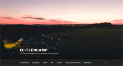 Desktop Screenshot of ec-teencamp.de